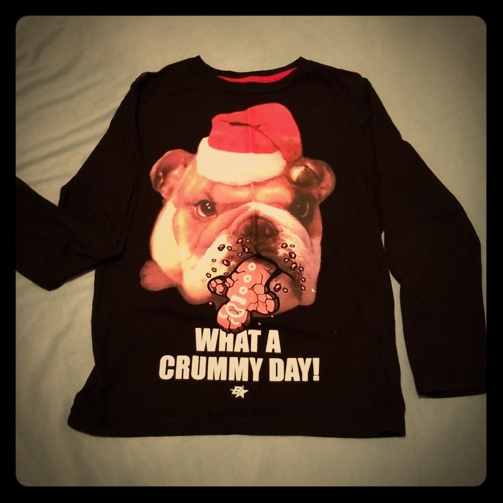 Brothers Boys Bulldog holiday tee